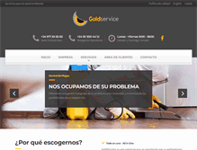 Tablet Screenshot of goldservice.es
